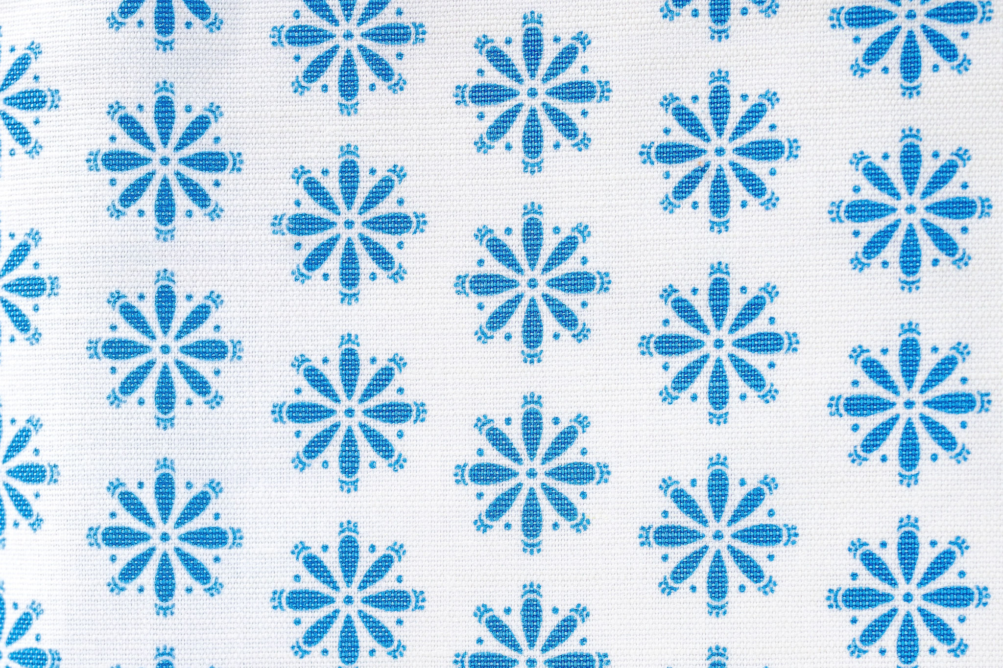 Libby Bright Blue Fabric