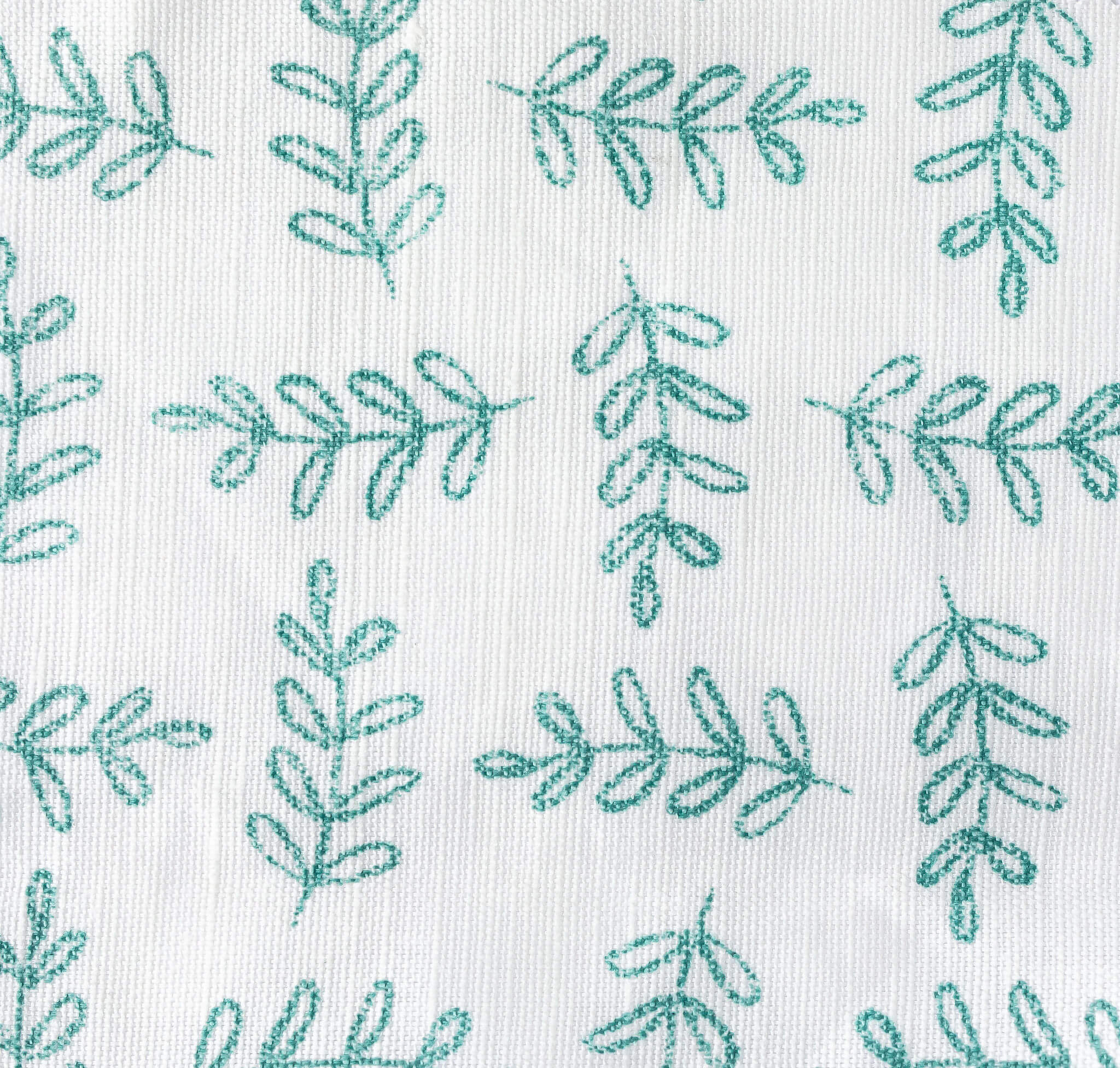 Simple Twig Fern Green Fabric